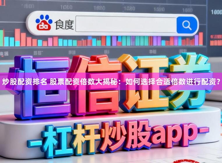 炒股配资排名 股票配资倍数大揭秘:如何选择合适倍数进行配资?