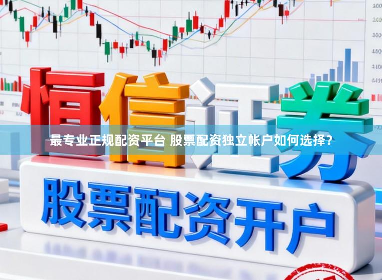 最专业正规配资平台 股票配资独立帐户如何选择?